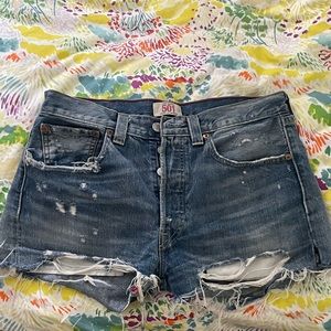 Levi’s 501 Vintage Denim Shorts 31x34